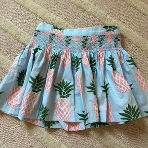Hand Smocked Pineapple Skirt